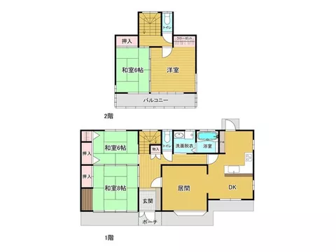 ☆Renovated☆Quiet, green-filled living environment☆Spacious Japanese-style room with wooden flooring