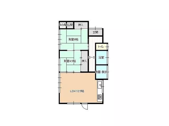 Kochi City, Seto 1-chome, single-story building, 2LDK