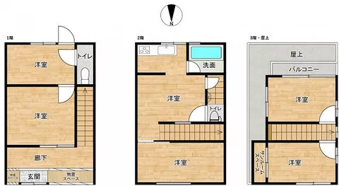 Higashimurayama City, Noguchi-cho 2-chome (Higashimurayama Station) 2-story building 4DK - Image 2