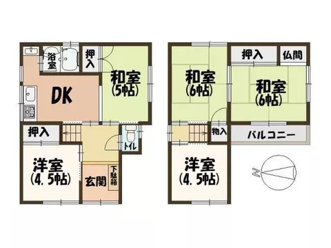 Ryuta Nishi 4 (Oji Station) 3.2 million yen