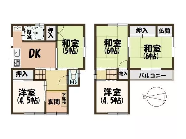 Ryuta Nishi 4 (Oji Station) 3.2 million yen
