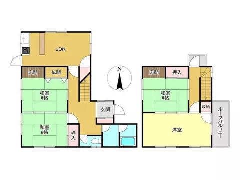 There are no slopes, making this property comfortable for both cycling and walking.