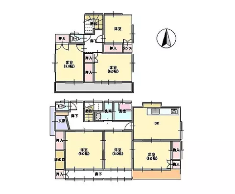 Used single-family home, JR Tohoku Main Line, Koga Station, 15 minutes by bus, get off at Kōsuno Nishi, 1 minute on foot
