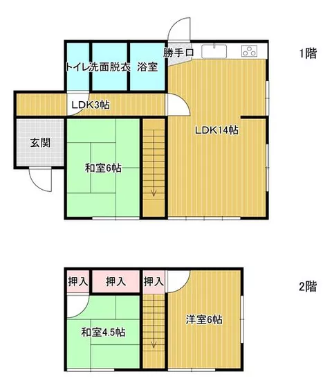 Tsu City, Kumoidehongōcho (Takachaya Station), 2-story, 3LDK