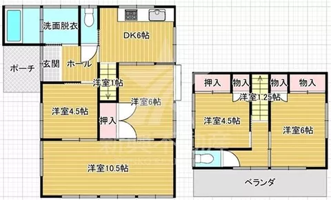 Hirahara Town, Miyakonojo City, 1-story building, 5DK