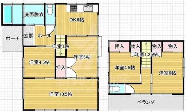 Hirahara Town, Miyakonojo City, 1-story building, 5DK