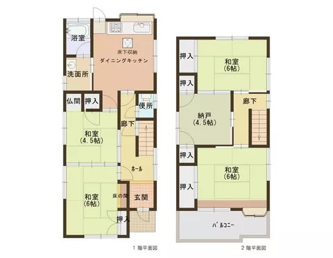 Maizuru City, Ayoebuka, 2-story, 5DK