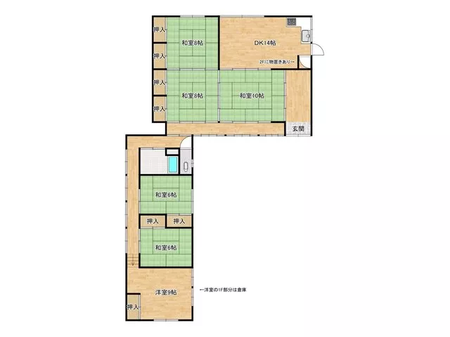 Built in 1967 (old seismic standards) house. Main house and workshop attached. Current condition delivery with renovation.