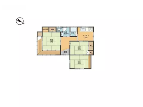 Utsunomiya City Tokujirou - Popular single-story house - 3DK (current condition sale)