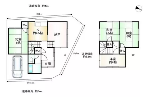 Uji City, Kobata Minamiyama (Kobata Station) 2-story 4SK