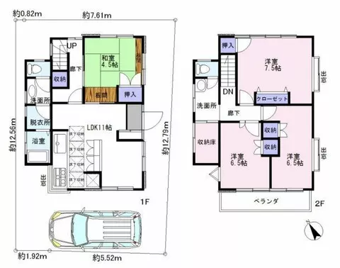 Kawagoe City, Sunashinden 5-chome (Shin-Kawagishi Station), 2-story, 4LDK