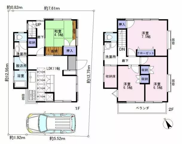 Kawagoe City, Sunashinden 5-chome (Shin-Kawagishi Station), 2-story, 4LDK
