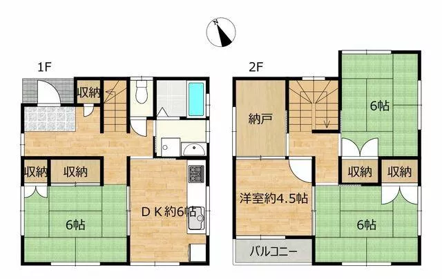 Shizuoka City, Aoi Ward, Miruku 2-chome (Shizuoka Station), 2-story, 4SDK