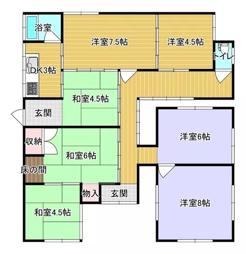 Omuta City, Hanazono Town (Omuta Station) Single-story building 6DK - Image 2
