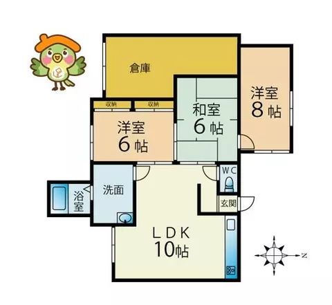 Iizuka City, Sayo (Namata Station), 1-story, 3LDK - Image 2