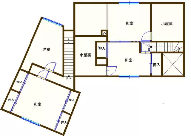 2-story building, 6DK, 5-chome Takino Kawamachi, Takikawa City
