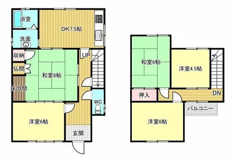 Gifu City Yashiro 1-chome (Gifu Station) 2-story 5DK