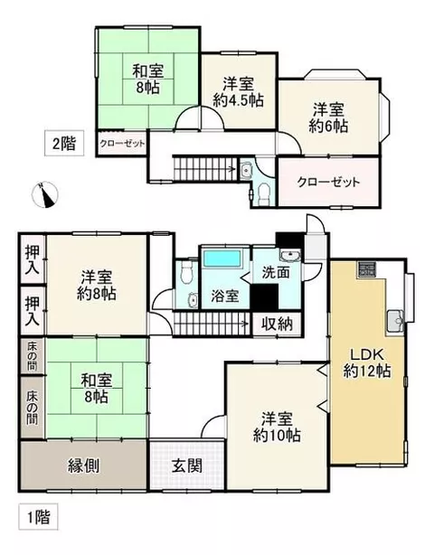 Himeji City, Ato Town Anshi, 2-story, 6LDK