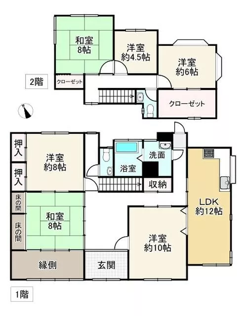 Himeji City, Ato Town Anshi, 2-story, 6LDK