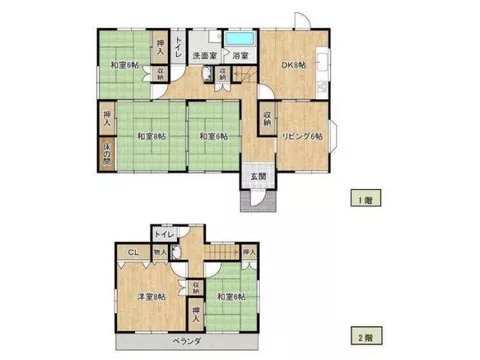 A 5LDK with good sunlight and ventilation! A quiet and calm living environment♪ - Image 2