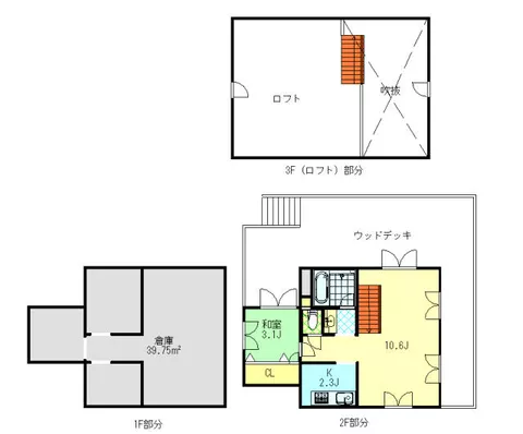 Yamagata District, Kitahiroshima Town, Toshimi 3-story building 1LDK