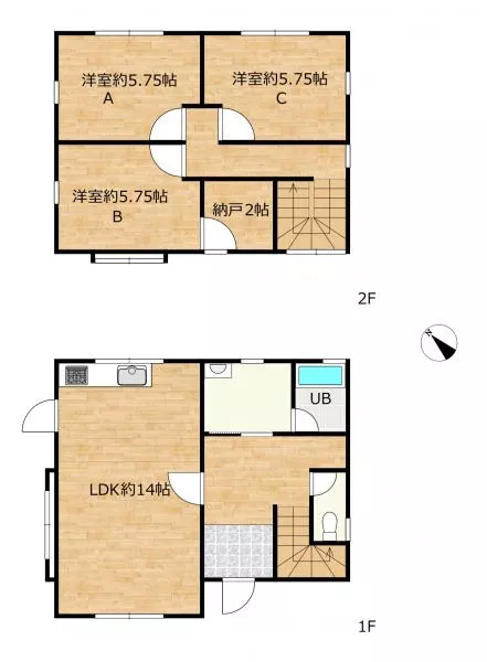 Yurihonjo City, Yakushido, Kamihara (Yakushido Station) 2-story 3LDK
