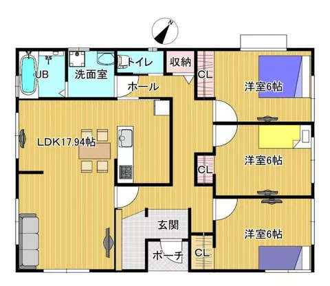 Arida Town, Nishimatsuura District, Kamihon (Kurayado Station) Single-story building 4DK - Image 2