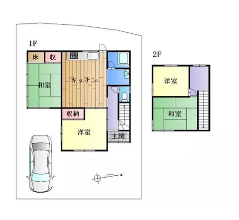 Iga City, Higashitakaura (Ni'i Station) 2-story building 3DK - Image 2
