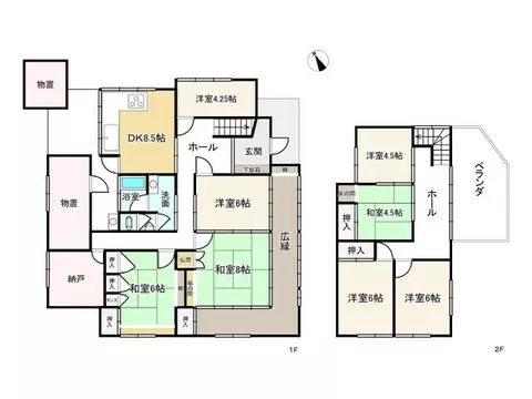 Takasago City, Amida Town, Minamiike (Sone Station) 2-story 8DK