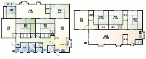 Used terrace house Kitakasakado Third Housing, two units sold together - Image 5