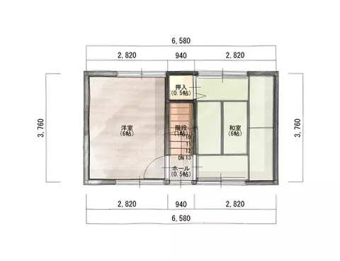 Saga City, Kitakawazoe Town, Oaza Mitsunori (Saga Station), 2-story, 6DK