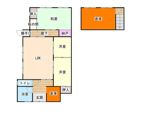 Kitakyushu City Moji Ward Oaza Hata Single-story building 3LDK