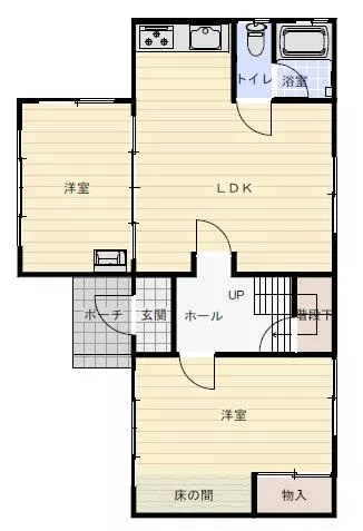 Tsuchiura City, Nakamura Minami 1-chome (Arakawaoki Station) 2-story 4LDK