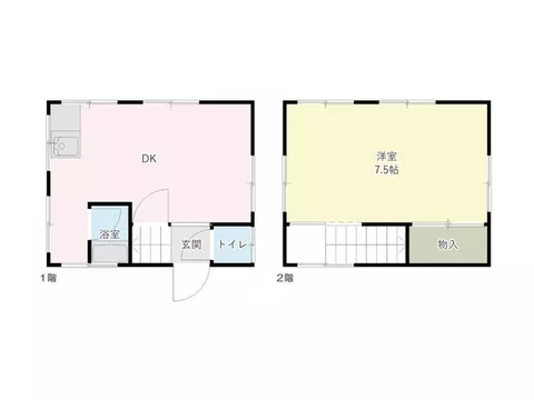 This is a detached house located in a quiet residential area. Reconstruction is not possible due to the front road being a pathway.