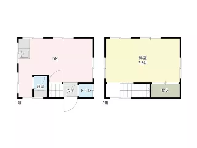 This is a detached house located in a quiet residential area. Reconstruction is not possible due to the front road being a pathway.