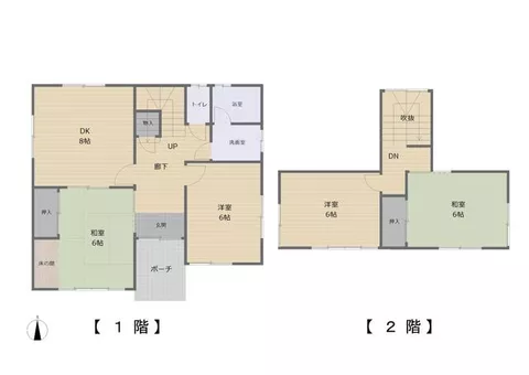 Kiyosu City, Nishibiwajima Town, Hashizume (Nishibiwajima Station), 2-story, 5DK - Image 2