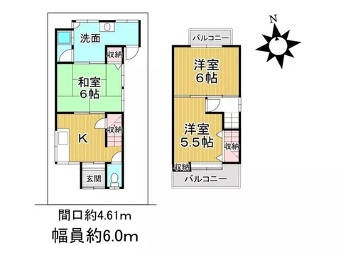 ●Wide front road, approximately 6m wide●11-minute walk from Keihan "Yodo" Station