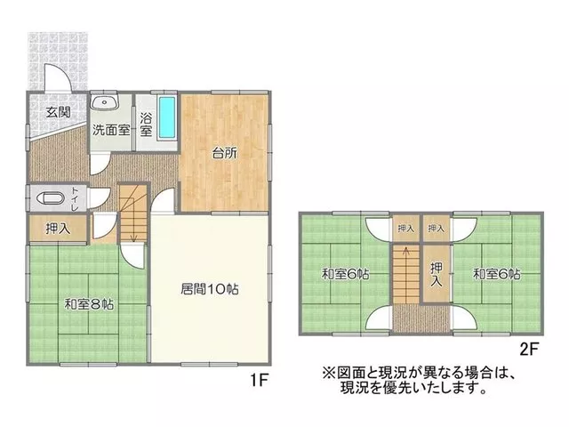 【Viewing available】 Ueda Town Shinike, 3LDK, about 8 minutes on foot to Ueda Station, quiet residential area