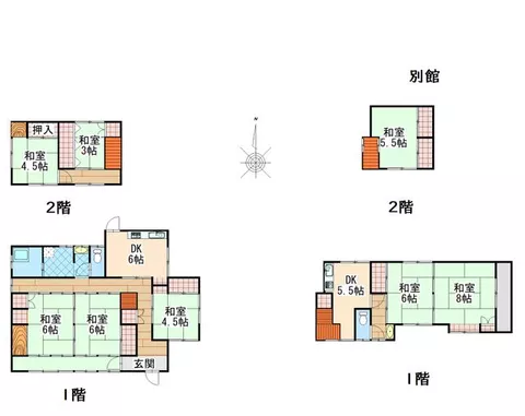 Takahashi City, Nariwa Town Nariwa (Bichu-Takahashi Station) 2-story building 8LDK