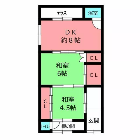 Kaizuka City, Hori 1-chome (Kaizuka Station) Single-story building 2K