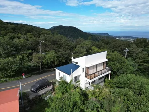 You can see the ocean from the second-floor living room! The view from the first floor will also improve with the tree removal on the property.