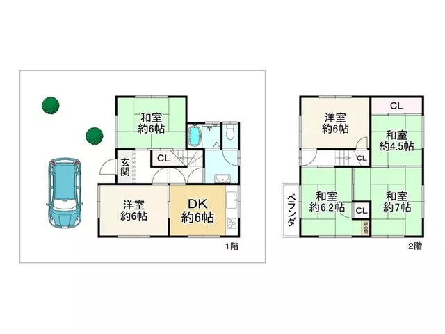 ■16 minutes on foot from the station! A 2-story 6DK used house currently vacant! Full cleaning completed in March of Reiwa 8!