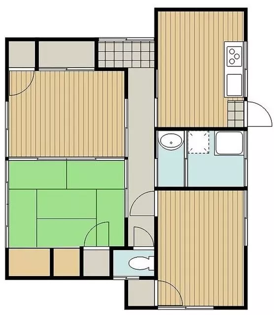 Kobayashi City, Magata (Kobayashi Station) Single-story building 3DK