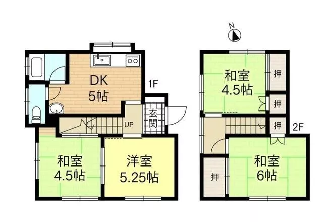 Hachioji City, Nibunkata Town (Hachioji Station) 2-story 4DK