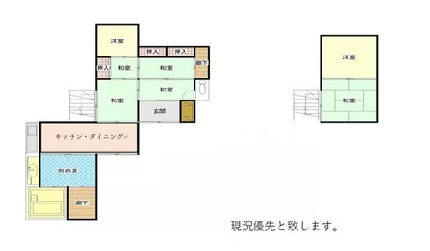 Hanazono 5-chome, Nishi-ku, Kumamoto-shi, Kumamoto (Kamikumamoto Sta.) 2F 4DK

2.3 million yen