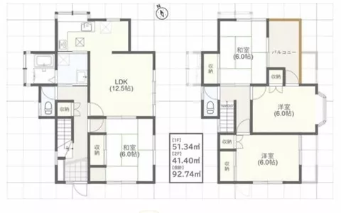 Sanmu County Kujukuri Town Katakai (Togane Station) 2-story building 4LDK