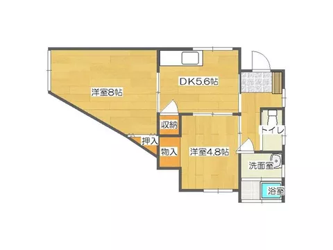 It is a corner lot.