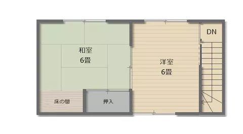 Hachimantai City, Hiradate 8th District (Hiradate Station), 2-story, 5K