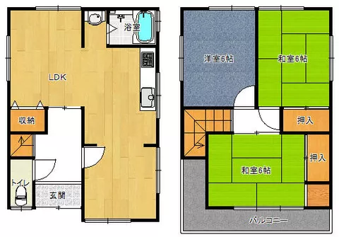 Sakai City, Nishi Ward, Kusabe (Tomi Station) 2-story 3LDK