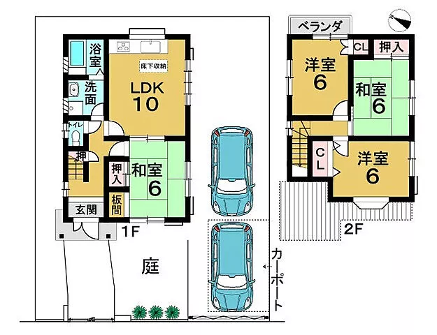 Used single-family home, used house, Higashihonbaicho Akakuma Higashiyamaguchi